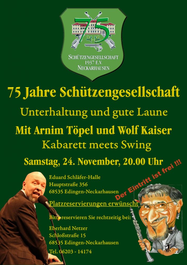 Plakat 75 Jahre SG Neckarhausen